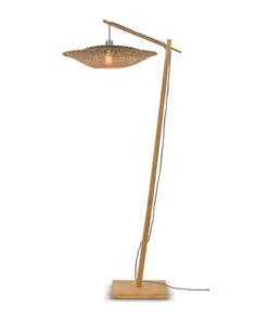 Good & Mojo Lampadaire En Bambou Suspendu H176cm