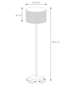 Lucide Lampadaire En Bois -Boutique Belamp lampadaire en bois 3