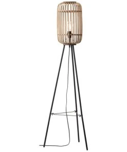 BRILLIANT Lampadaire En Bois H130cm