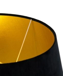 QAZQA Lampadaire En Bois Noir -Boutique Belamp lampadaire en bois noir 9