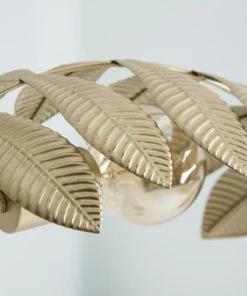 Lastdeco Lampadaire En Fer Doré 89x77x144 -Boutique Belamp lampadaire en fer dore 89x77x144 3