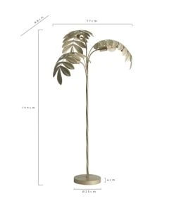 Lastdeco Lampadaire En Fer Doré 89x77x144 -Boutique Belamp lampadaire en fer dore 89x77x144 4