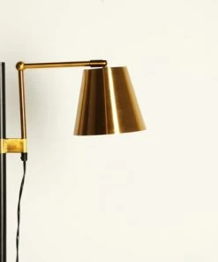 Lastdeco Lampadaire En Fer Et Marbre En Noir, Blanc Et Or 20x50x157.5 -Boutique Belamp lampadaire en fer et marbre en noir blanc et or 20x50x157 5 3