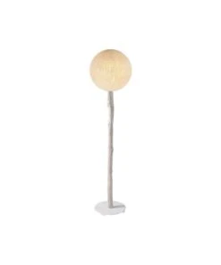 Now’s Home Lampadaire En Fibre De Verre Et Pied En Racine De Bois H139cm