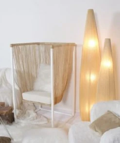 Now’s Home Lampadaire En Fibre De Verre H130 -Boutique Belamp lampadaire en fibre de verre h130 5