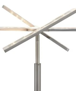 Briloner Lampadaire En Métal Argenté 9 Briloner Lampadaire En Métal Argenté -Boutique Belamp lampadaire en metal argente 17