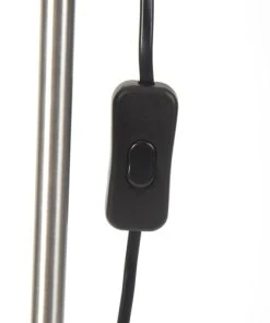 QAZQA Lampadaire En Métal Blanc -Boutique Belamp lampadaire en metal blanc 6