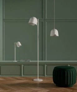 Sulion Lampadaire En Métal Blanc -Boutique Belamp lampadaire en metal blanc 9