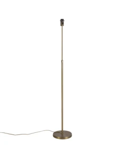 QAZQA Lampadaire En Métal Bronze
