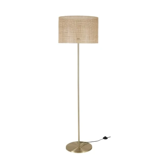 Maisons Du Monde Lampadaire En Métal Doré Et Abat-jour Cannage En Rotin Tressé H168 1 Maisons Du Monde Lampadaire En Métal Doré Et Abat-jour Cannage En Rotin Tressé H168