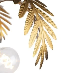 QAZQA Lampadaire En Métal Doré/laiton -Boutique Belamp lampadaire en metal dore laiton 4