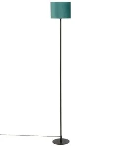 Maisons Du Monde Lampadaire En Métal Et Abat-jour Vert H145
