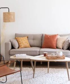 Maisons Du Monde Lampadaire En Métal Et Hévéa Abat-jour Cannage En Rotin H172 -Boutique Belamp lampadaire en metal et hevea abat jour cannage en rotin h172 1000 9 19 223797 3