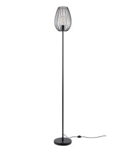 Altobuy Lampadaire En Métal Filaire Noir