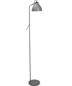 Wadiga Lampadaire En Métal Gris H155cm
