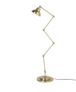 Drawer Lampadaire En Métal H158cm Laiton