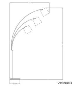 Keria Lampadaire En Métal Noir -Boutique Belamp lampadaire en metal noir 10