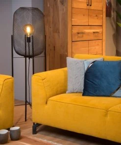 Lucide Lampadaire En Métal Noir -Boutique Belamp lampadaire en metal noir 16