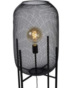 Lucide Lampadaire En Métal Noir -Boutique Belamp lampadaire en metal noir 20