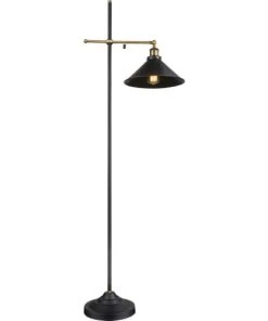 Globo Lampadaire En Métal Noir