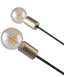 Altobuy Lampadaire En Métal Noir 4 Bras Avec Ampoules Fournies -Boutique Belamp lampadaire en metal noir 4 bras avec ampoules fournies 2