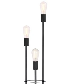 Globo Lampadaire En Métal Noir -Boutique Belamp lampadaire en metal noir 41