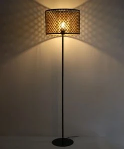 Keria Lampadaire En Métal Noir -Boutique Belamp lampadaire en metal noir 52