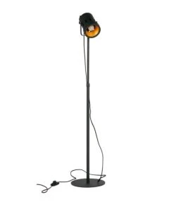 WOOOD Lampadaire En Métal Noir -Boutique Belamp lampadaire en metal noir 61