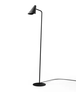 Sulion Lampadaire En Métal Noir Sablé