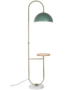 Laurie Lumière Lampadaire En Métal Vert
