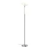 Cristalrecord Lampadaire En Nickel Avec Double éclairage LED Et 2 Interrupteurs