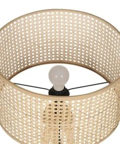 Beliani Lampadaire En Rotin Naturel -Boutique Belamp lampadaire en rotin naturel 2