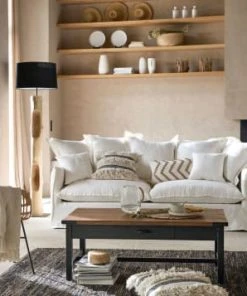 Maisons Du Monde Lampadaire En Saman Et Abat-jour Noir H172 -Boutique Belamp lampadaire en saman et abat jour noir h172 1000 11 9 203943 6