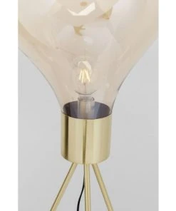 Kare Design Lampadaire En Verre Et Acier Doré H160 -Boutique Belamp lampadaire en verre et acier dore h160 3