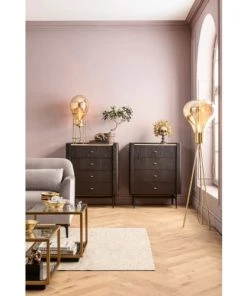 Kare Design Lampadaire En Verre Et Acier Doré H160 -Boutique Belamp lampadaire en verre et acier dore h160 4