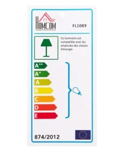 HOMCOM Lampadaire étagères 9 HOMCOM Lampadaire étagères -Boutique Belamp lampadaire etageres 3