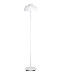 Lampea Lampadaire Industriel En Métal Blanc 150 Cm