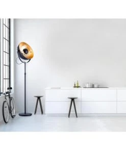 Lampea Lampadaire Industriel En Métal Noir 152 Cm -Boutique Belamp lampadaire industriel en metal noir 152 cm 8