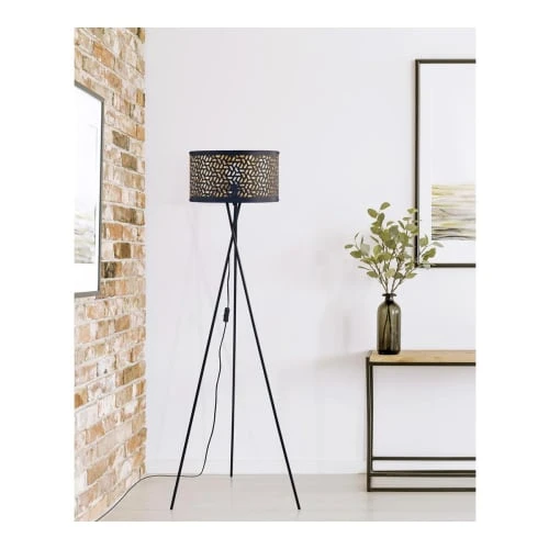 Lampea Lampadaire Industriel En Noir 140 Cm 2 Lampea Lampadaire Industriel En Noir 140 Cm – Image 2