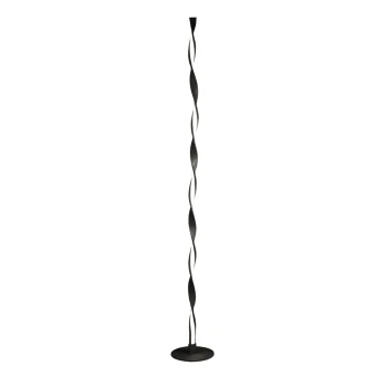 Cristalrecord Lampadaire Led Stylisé Noir Avec Courbes En Aluminium Et Acrylique 6 Cristalrecord Lampadaire Led Stylisé Noir Avec Courbes En Aluminium Et Acrylique – Image 6