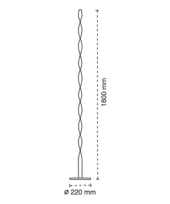 Cristalrecord Lampadaire Led Stylisé Or Avec Courbes En Aluminium Et Acrylique 8 Cristalrecord Lampadaire Led Stylisé Or Avec Courbes En Aluminium Et Acrylique -Boutique Belamp lampadaire led stylise or avec courbes en aluminium et acrylique 1