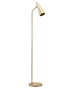 House Doctor Lampadaire Métal Or H124cm
