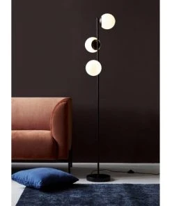 Nordlux Lampadaire Métal/verre H150cm -Boutique Belamp lampadaire metal verre h150cm 3