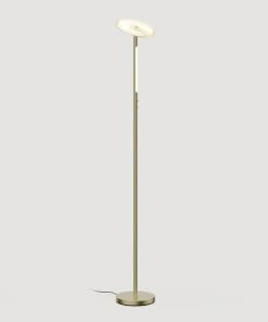 Cristalrecord Lampadaire Moderne Cuir Avec Double Lumières LED Et 2 Interrupteurs -Boutique Belamp lampadaire moderne cuir avec double lumieres led et 2 interrupteurs 2