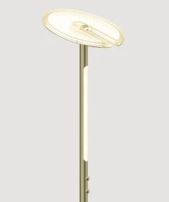 Cristalrecord Lampadaire Moderne Cuir Avec Double Lumières LED Et 2 Interrupteurs -Boutique Belamp lampadaire moderne cuir avec double lumieres led et 2 interrupteurs 3