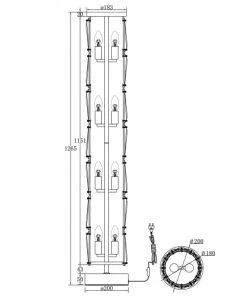 Maytoni Lampadaire Moderne Décoratif Chrome Avec Des Détails Brillants 11 Maytoni Lampadaire Moderne Décoratif Chrome Avec Des Détails Brillants -Boutique Belamp lampadaire moderne decoratif chrome avec des details brillants 5