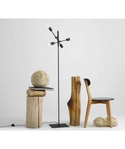 Custom Form Lampadaire Noir 4 Lumières 7 Custom Form Lampadaire Noir 4 Lumières -Boutique Belamp lampadaire noir 4 lumieres 1