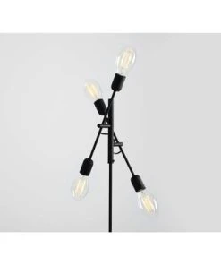 Custom Form Lampadaire Noir 4 Lumières 9 Custom Form Lampadaire Noir 4 Lumières -Boutique Belamp lampadaire noir 4 lumieres 3
