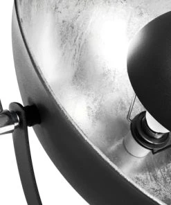 Beliani Lampadaire Noir Et Argenté II -Boutique Belamp lampadaire noir et argente ii 3