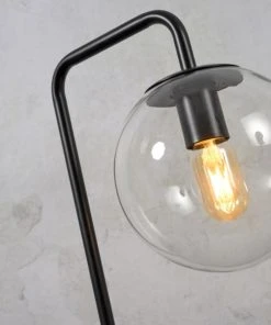 It's About Romi Lampadaire Noir H156cm -Boutique Belamp lampadaire noir h156cm 2